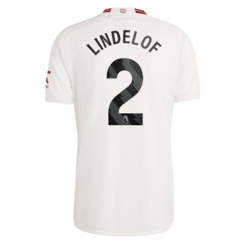 Pánský Fotbalový dres Manchester United Victor Lindelof #2 2023-24 Třetí Krátký Rukáv